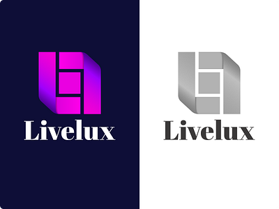 Livelux | Luxury Cosmetics Logo logoconcept luxury brand logo