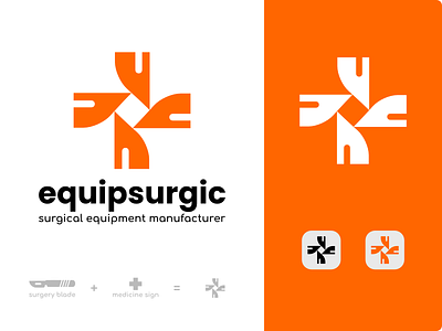 Equipsurgic | Surgical Equipment Logo logoconcept