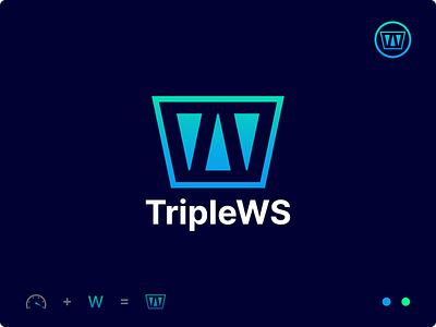 TripleWS | W Letter Logo | Web Service Logo logoconcept web service logo ideas