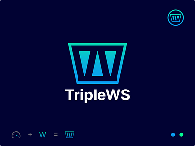 TripleWS | W Letter Logo | Web Service Logo