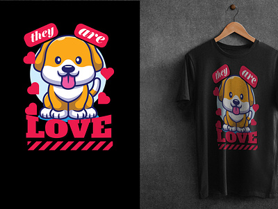 Dog T-shirt Design black t-shirt design branding design graphic design graphics design illustration logo t-shirt design tshirt