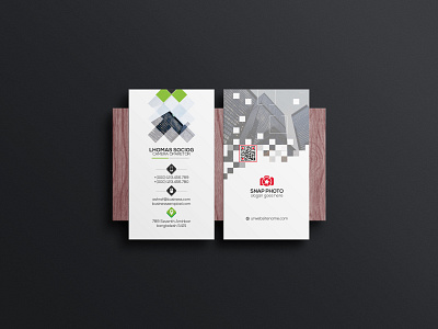 Vertical Business card design