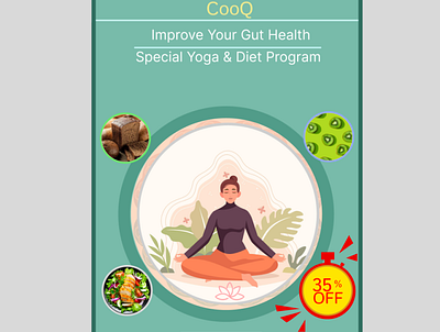 poster diet graphic healthy poster yoga
