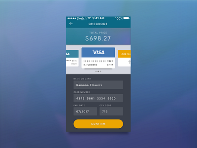 Daily UI Challenge: Checkout