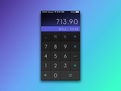 Daily UI Challenge: Calculator