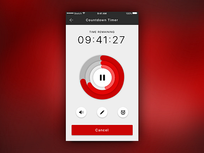 Daily UI Challenge: Countdown Timer