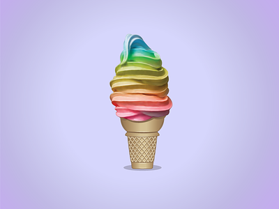 Rainbow Ice Cream cone icecream rainbow rainbow ice cream sweets
