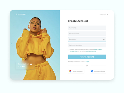 Daily UI 001 - Sign up create account daily daily ui 01 daily ui challenge dailyui dailyuichallenge design sign up ui