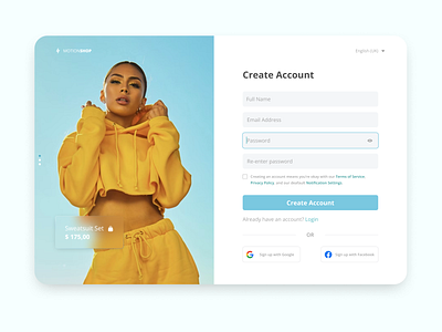 Daily UI 001 - Sign up