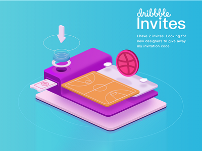 Invite the new dribbble