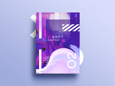 Soft Fantasy c4d design poster