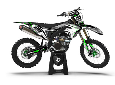 MX Decal Design - KX 250-450 - USA branding decals design dirtbike enduro graphic design mxdecals mxgraphics supermoto