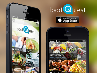 FoodQuest - Discover Food App app food food app foodquest iphone app tobia crivellari