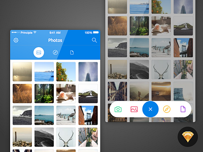 "Upload" UI Kit - Freebies apple freebies ios iphone tobia crivellari ui kit