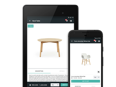 Bonagora POS for Android - Product Information android b2b bonagora design furniture home home décore home fashion house shopping ui ui design