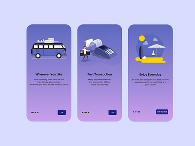 On Boarding Travel app app design design illustration design mobile design on boarding on boarding travel design travel app ui design uiux design visual design