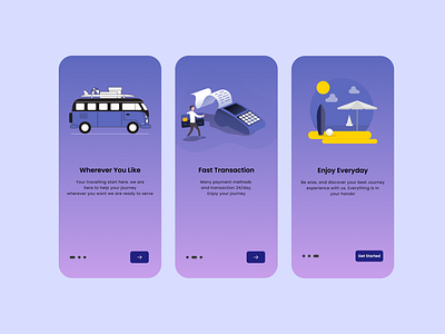 On Boarding Travel app app design design illustration design mobile design on boarding on boarding travel design travel app ui design uiux design visual design