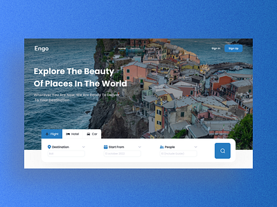 Travel Agency Website (Landing Page)