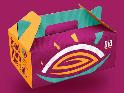 Día Packaging branding catering creative design environmental food health identity organic packaging
