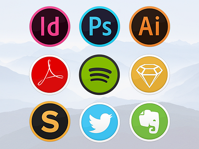 Mac Dock Icon Set