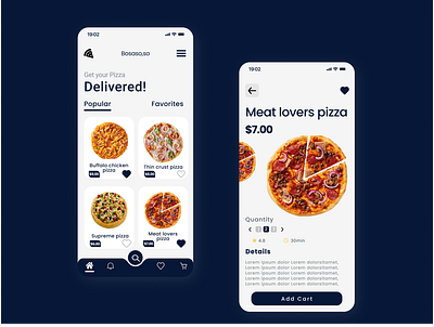 FOOD ORDER AND DELIVERY APP app design graphic design ui ux