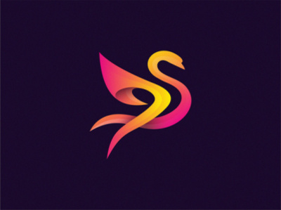 Swans logo Ideas Design 1 3d branding design graphic design illustration logo vector