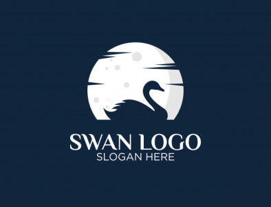 Swans logo Ideas Design 3 3d branding design graphic design illustration logo vector