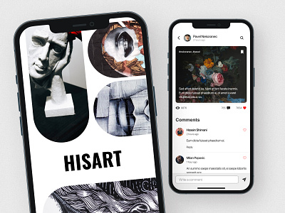 HISART 3d animation app branding design graphic design illustration logo motion graphics ui ux vector