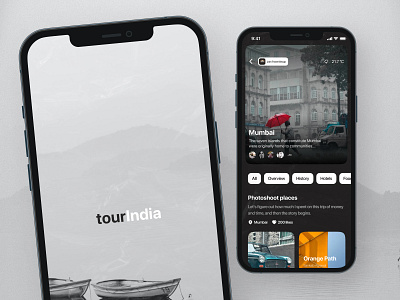 TOURINDIA animation branding design nature photography picoftheday travel ui ux uxdesigner