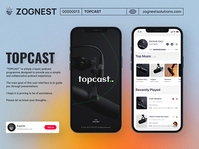 TOPCAST animation app branding collaboration design graphic design illustration logo mic music podcast topcast ui ux vector