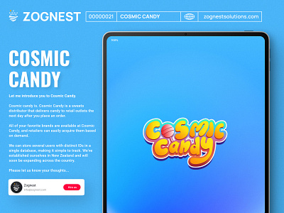 Cosmic Candy 3d animation app branding cosmic candy design graphic design illustration logo motion graphics tab app tablet tablet design tabui ui ux vector