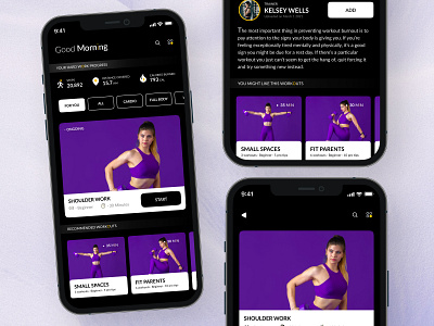 Push Hard animation app branding design graphic design gym illustration logo push hard ui ux vector workout