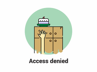 Access Denied access denied illustraion permission web page design