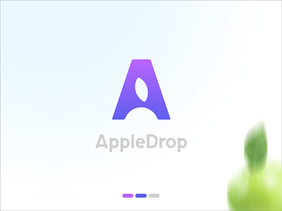 AppleDrop logo a apple branding logo