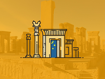 Perspolis building civilization iran persia perspolis shiraz takht e jamshid yellow