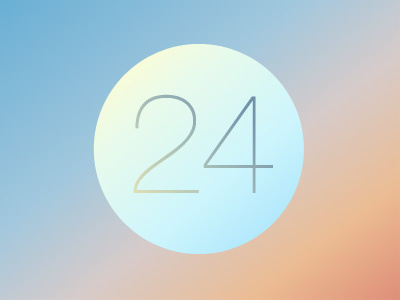 Gradients From Nature codepen colors daylight gradient ios simple
