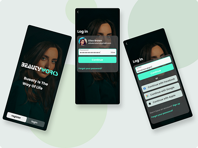 Beauticians Mobile App app design u ui ux uxdesign