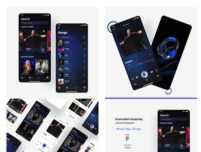 Music App app branding design graphic design illustration ui ux uxdesign vector
