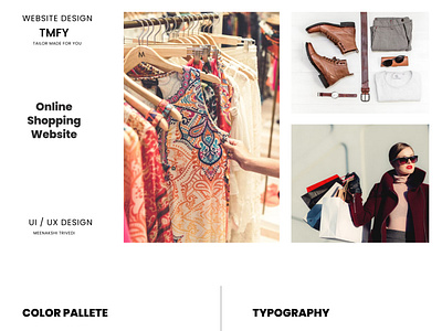 Fashion Website UI Design by Meenakshi trivedi on Dribbble