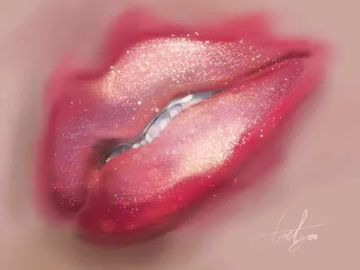 Procreate - Labial makeup 0122 art illustration procreate procreate app