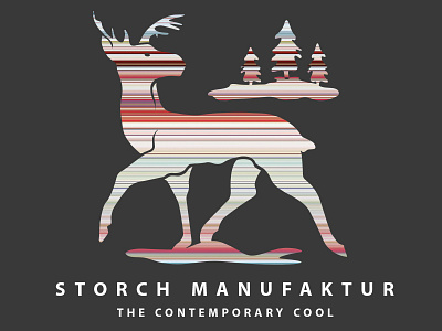 Storch Logo alcohol branding design illustrator logo vector