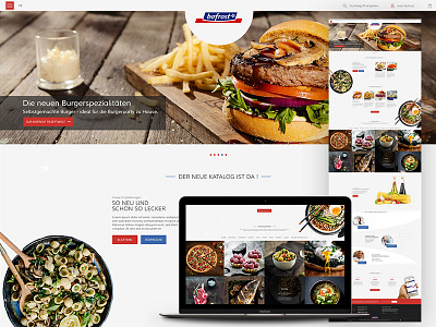 Bofrost - New Look & Concept adobe agency bofrost concept creative design food layout photoshop shop web webdesign