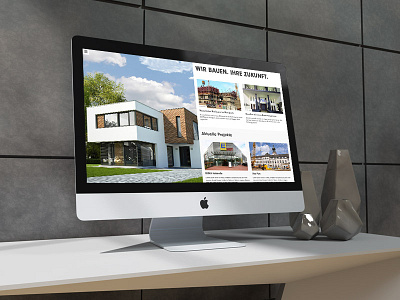 Layout & Concept for a building company building design house layout photoshop portfolio web website