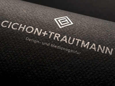 Cichon+Trautmann Logo agency branding design illustration logo typography vector