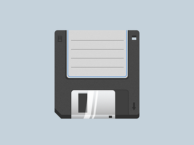 DailyUI #005 App Icon app daily dailyui design floppy disc icon iphone ui ui design