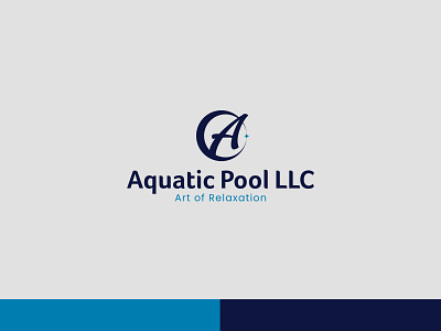 Letter A for Pool Company branding design graphic design logo logo design vector