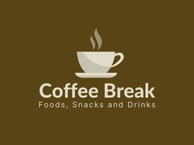 Coffee Break design icon illustration logo vector