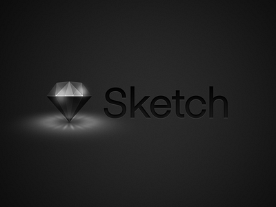 Sketch Logo - Dark Mode UI