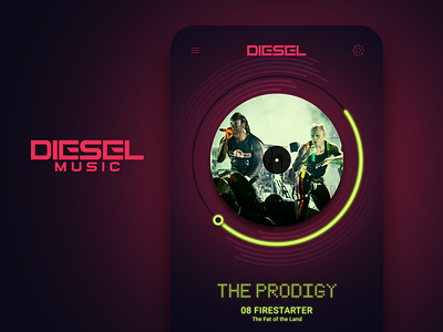 Diesel Music App - Screen 01