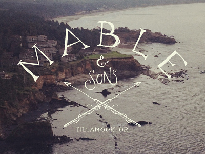 Mable & Sons drawn hand typography
